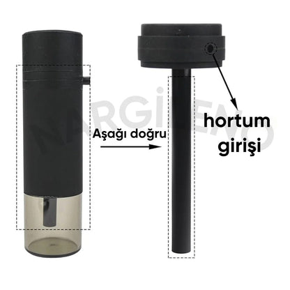 Taşınabilir Büyük Nargile | NargiLeno